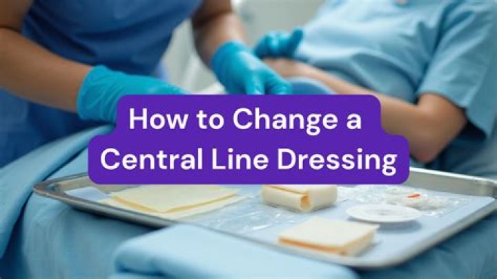 How do you install a central line?