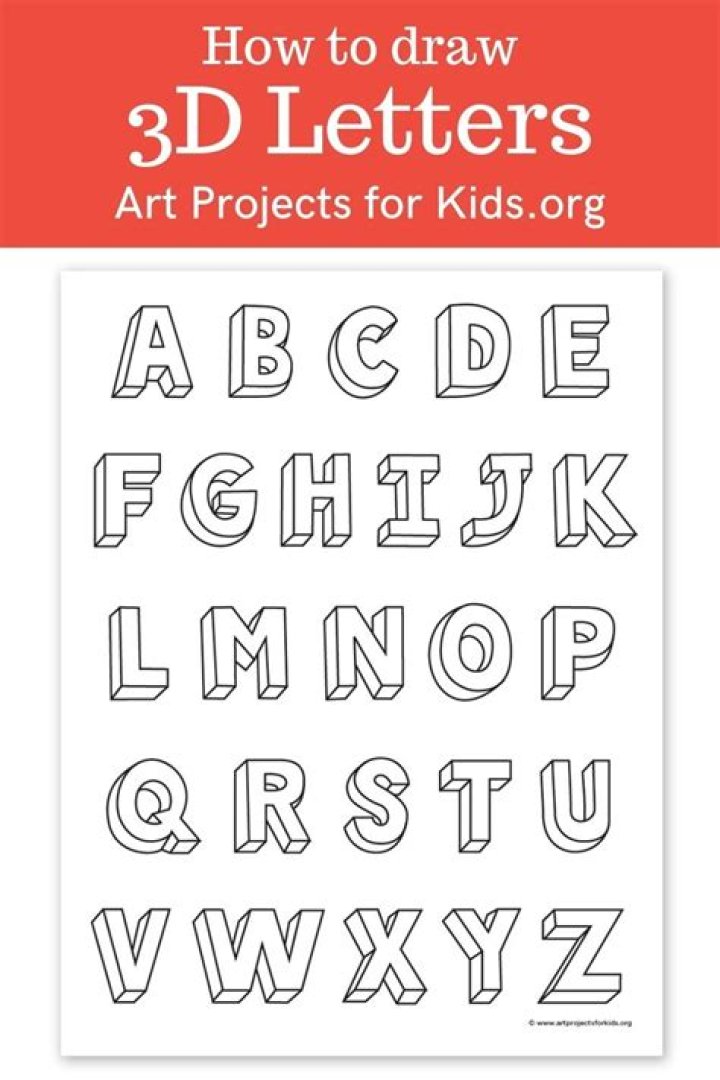 How do you make 3D letters in Illustrator?