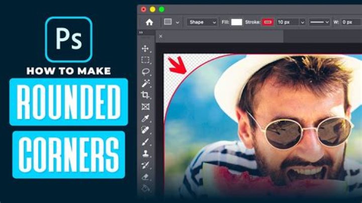 How do you smooth corners in Photoshop?