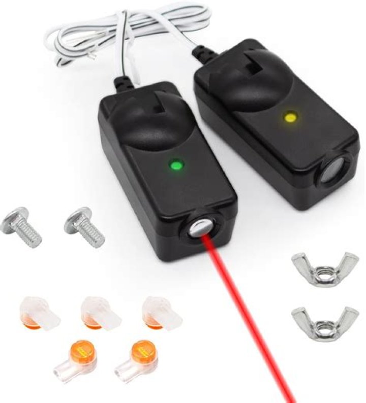 How do you wire a picture eye garage door opener?