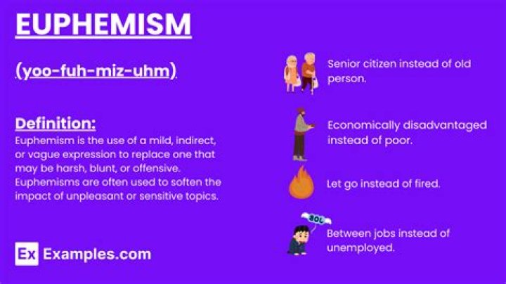 What does euphemism release mean?