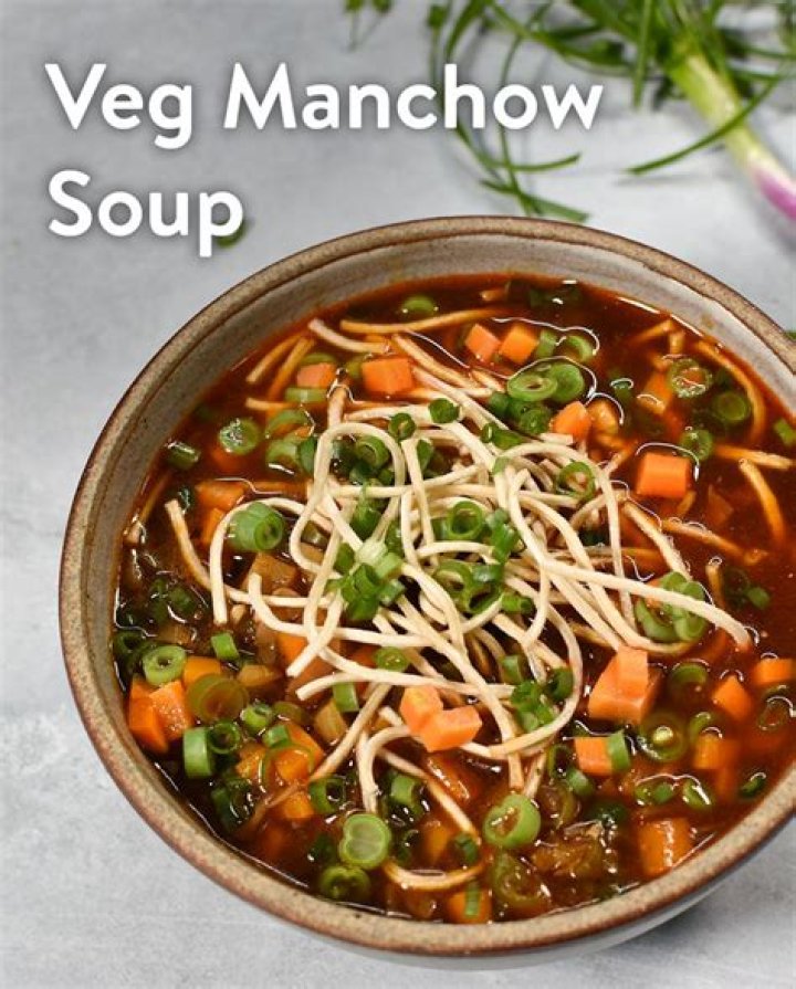 What is Veg Manchow soup made of?