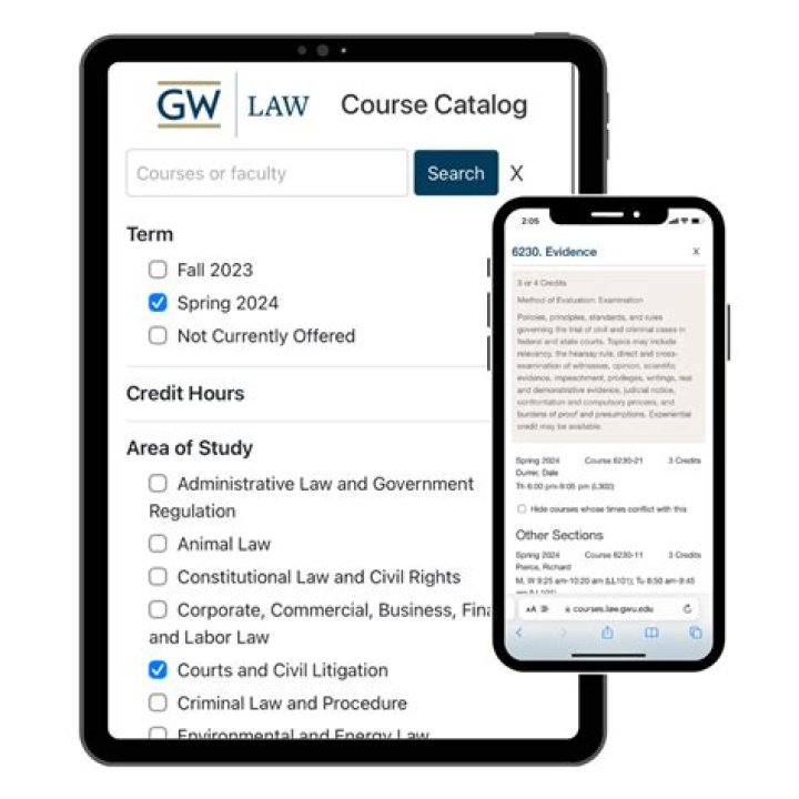 Where do most GW Law students live?