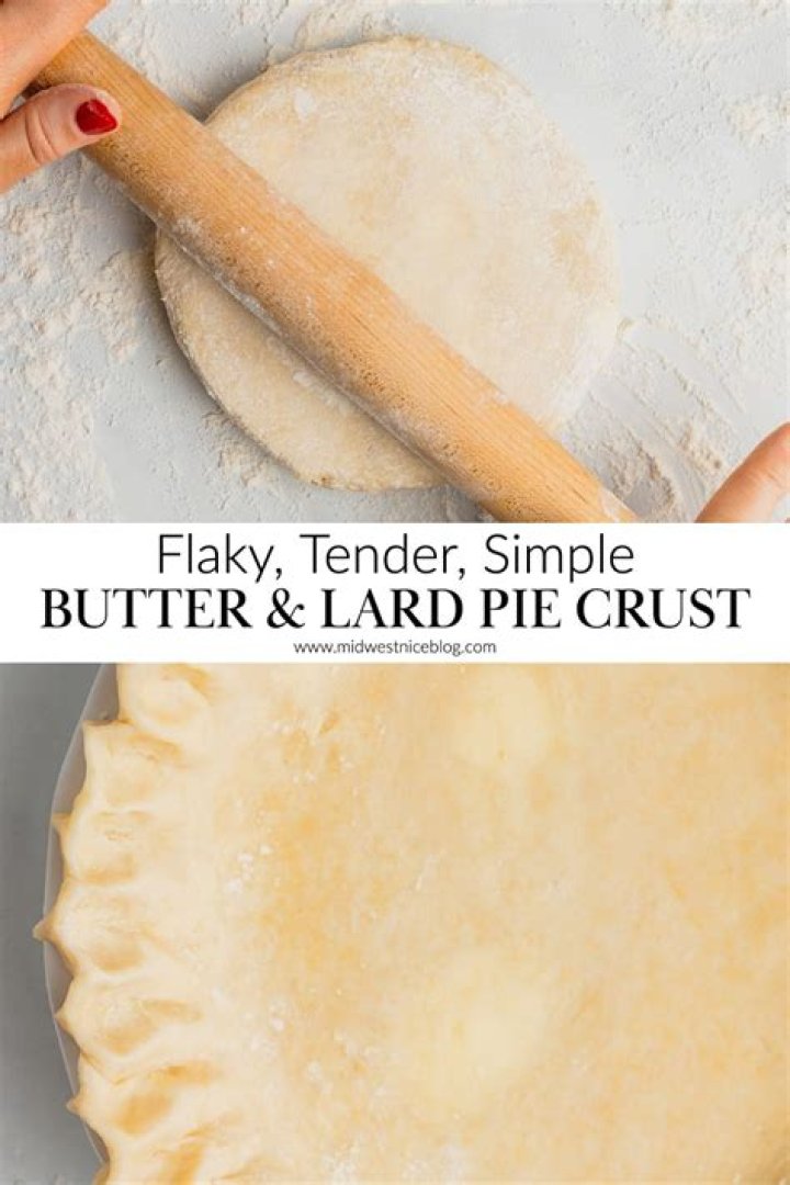 Why is lard best for pie crust?