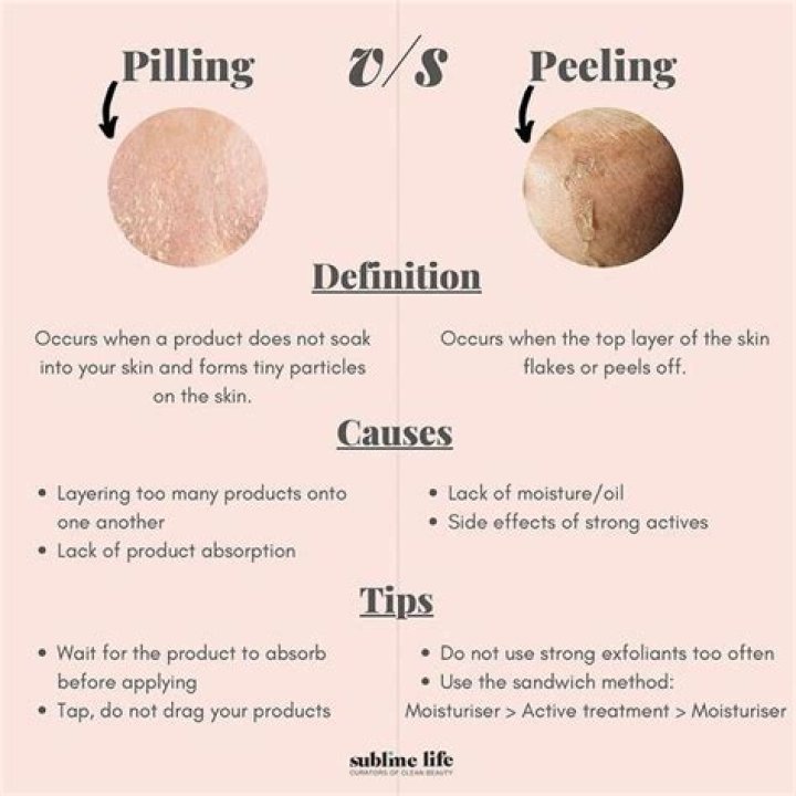 Why is skin peeling on bottom?